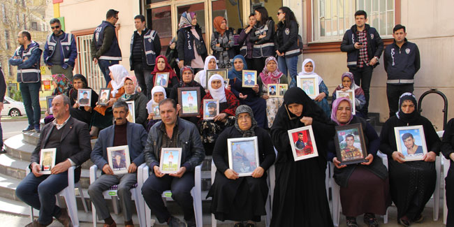 HDP önündeki ailelerin evlat nöbeti 193'üncü gününde