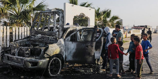 İsrail, Gazze’de insani yardım çalışanlarını vurdu: 7 ölü