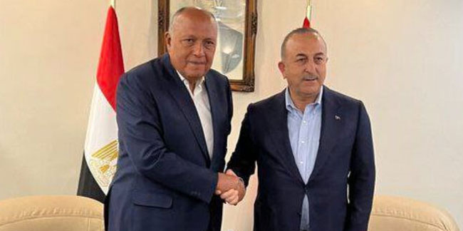 Mısır Dışişleri Bakanı Samih Şukri Türkiye'de