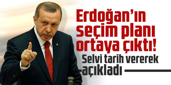 Erdoğan’ın seçim planı ortaya çıktı! Selvi tarih vererek açıkladı