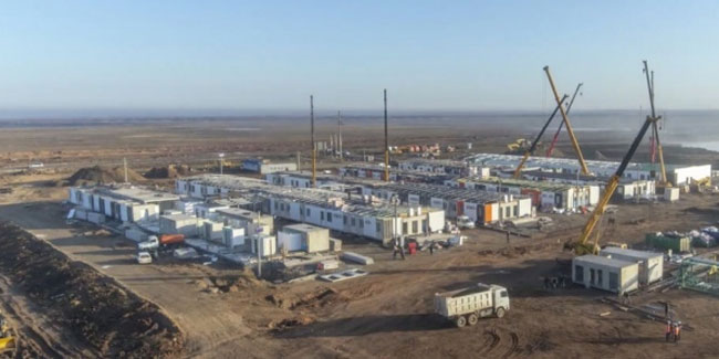 Kazakistan, korona hastanesini 13 günde inşa etti