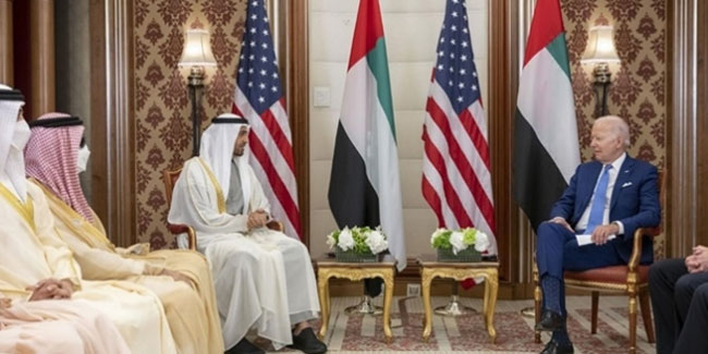 ABD Başkanı Biden, BAE Devlet Başkanı Al Nahyan ile görüştü