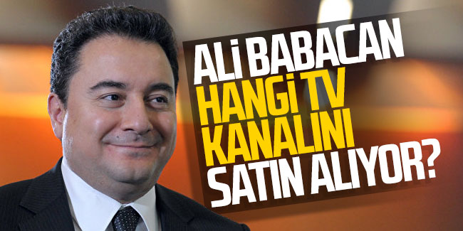 Ali Babacan hangi TV kanalını satın alıyor?