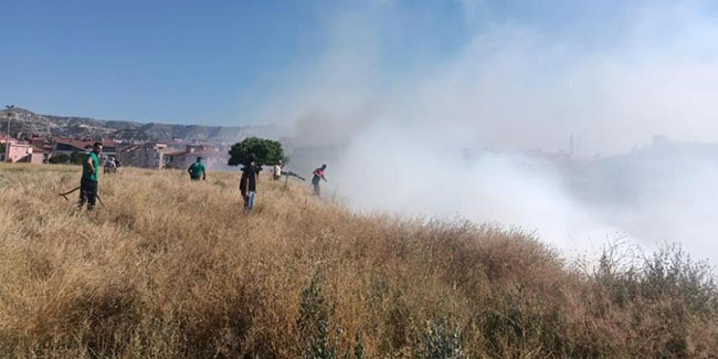 Burdur’da korkutan yangın: 70 dekar arazi kül oldu