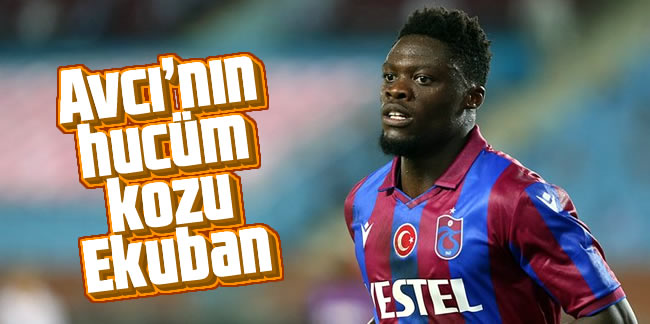 Trabzonspor'un hücum kozu Ekuban