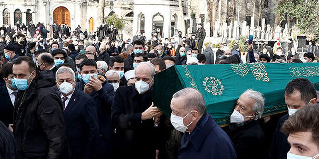 Erdoğan, Yavuz Bahadıroğlu'nun cenazesine katıldı