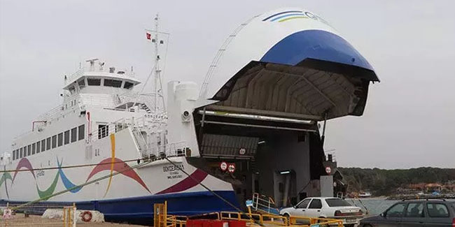 Gökçeada-Kabatepe feribot seferleri iptal edildi