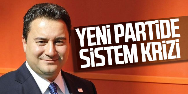 Ali Babacan’ın yeni partisinde sistem krizi