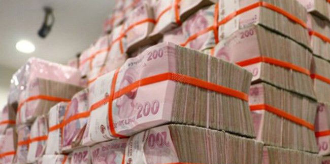 Hazine 1,9 milyar lira borçlandı