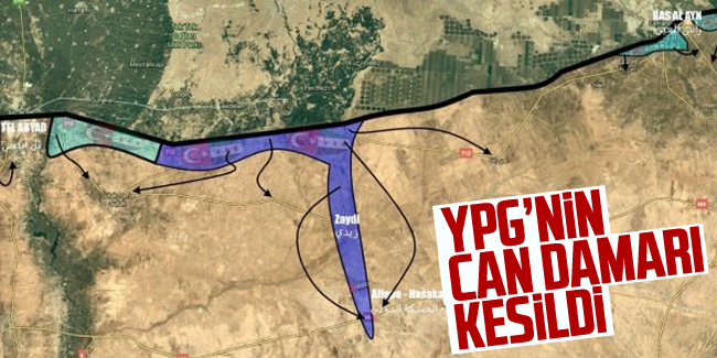 YPG'nin lojistik faaliyet yürüttüğü M4 karayolu kontrol altında