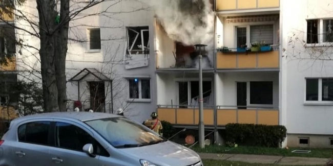 Almanya'da konut bloğunda patlama..Bir kişi öldü, 25 kişi yaralandı
