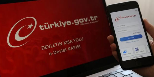 Adrese teslim e-Devlet şifresi hizmeti tüm Türkiye'de