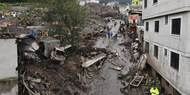 Ekvador'da sel felaketleri: Ölenlerin sayısı 23'e yükseldi