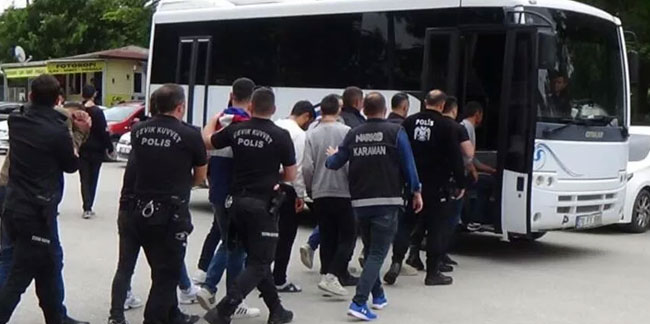 Karaman'da uyuşturucu satıcılarına şafak operasyonu: 17 gözaltı