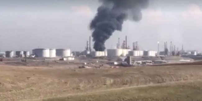 Erbil’de petrol rafinesinde yangın: 3 ölü