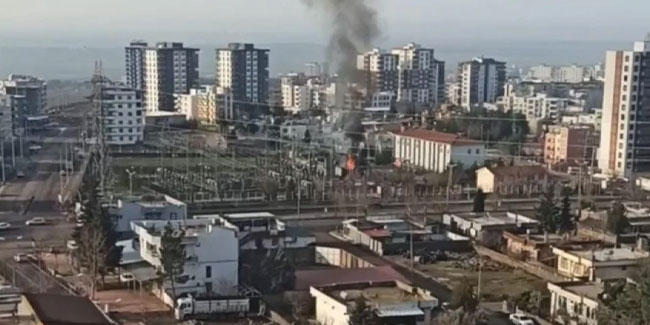 Şanlıurfa'da trafo merkezinde yangın çıktı