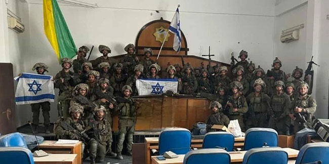 İsrail askerleri Gazze'de Hamas'ın kontrolündeki parlamento binasını ele geçirdi