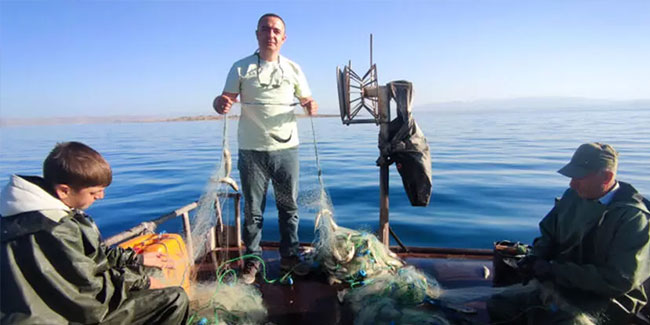 Dünyada sadece Van Gölü'nde yaşıyor! Balıkçılar sezondan memnun