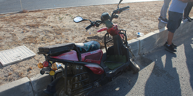 Tekirdağ’da elektrikli motosiklet ile otomobil çarpıştı: 1 yaralı