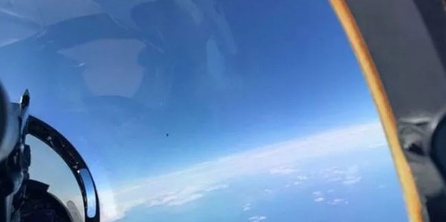 Pentagon'un UFO raporu! Savaş pilotunun çektiği fotoğraf sızdırıldı