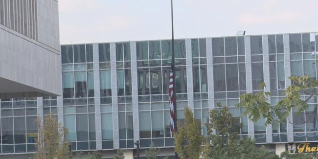 ABD Büyükelçiliği'nde bayrak yarıya indirildi