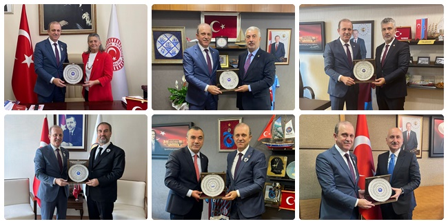 Hamdullah Çuvalcı, Trabzon Milletvekillerini ziyaret etti