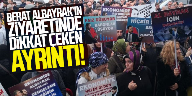 Berat Albayrak'ın Trabzon ziyaretine o pankartlar damga vurdu!