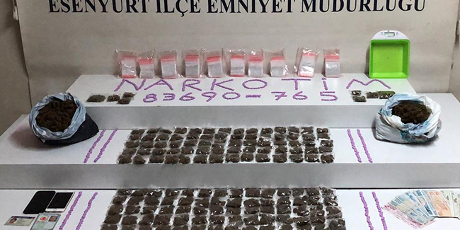 Esenyurt'ta uyuşturucu operasyonu: 2 kişi tutuklandı 