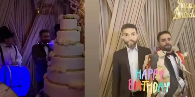 Kadir Ezildi sosyal medyada olay oldu! Doğum gününü düğüne çevirdi