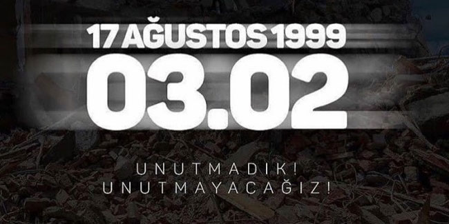 Felaketin 24. yıl dönümü: 17 Ağustos 1999 Marmara Depremi’nde hayatını kaybedenler anıldı