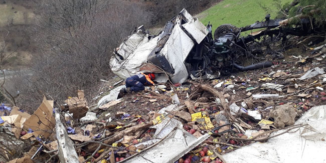 Zigana dağında trafik kazası: 1 ölü