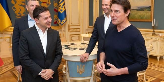 Ukrayna Lideri'nden Tom Cruise'a: Çok yakışıklısınız