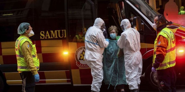 İspanya'da son 24 saatte 435 kişi öldü