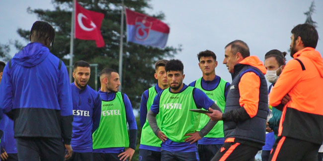 Trabzonspor'da teknik direktör Abdullah Avcı ilk idmanına çıktı!