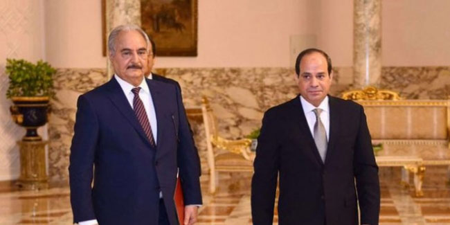 Libya siyasetinde hareketli günler..Hafter Mısır'a gitti