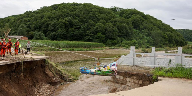 Çin’in Shulan kentini sel vurdu: 14 ölü, 1 kayıp