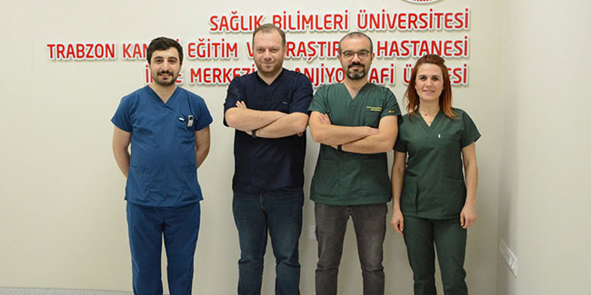 Trabzon’da sağlık alanında bir ilk! Beyin damarları görüntülendi!