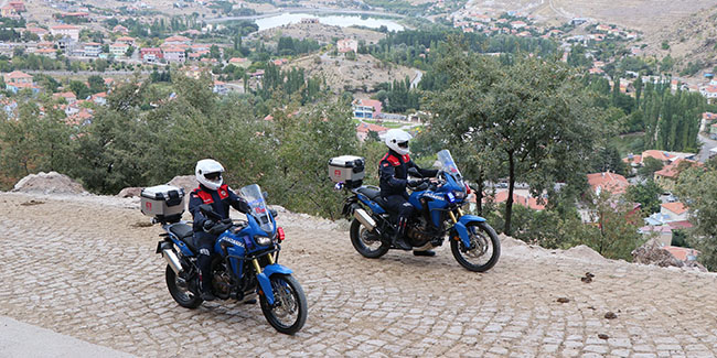  Aksaray'da motosikletli jandarma timleri her yerde