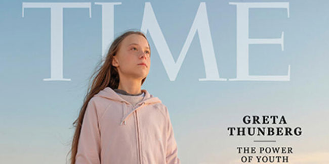 Çevreci Greta Thunberg yılın kişisi seçildi