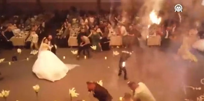 92 kişi ölmüştü! Düğün salonunda çıkan yangının videosu