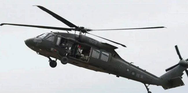 Irak'ta askeri helikopter düştü!