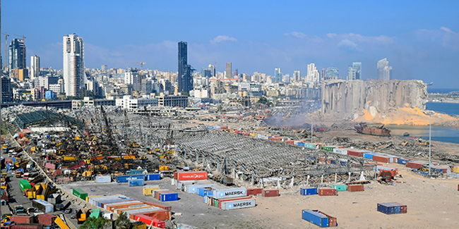 Beyrut Limanı faciasında 3 bin 972 bina ve 4 bin 214 araç hasar gördü