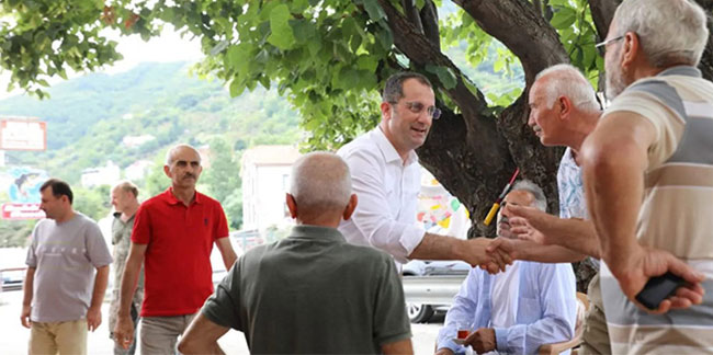 Başkan Ekim'den Akçaabat'ta mahallelere ziyaret