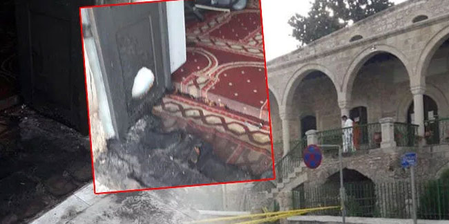 GKRY’de tarihi Larnaka Büyük Camisi'ne çirkin saldırı