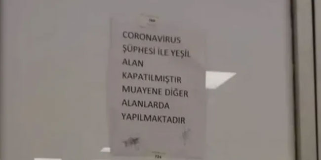 Hastaneden jet Koronavirüs açıklaması...