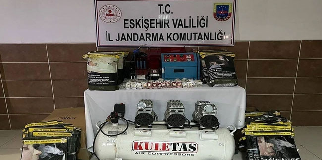 Eskişehir'de kaçak tütün operasyonu! 11 kilogram kaçak tütün ele geçirdi