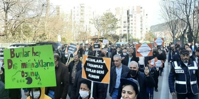 Bursa’da zam protestosu: Fiyatlar cep değil, artık can yakıyor