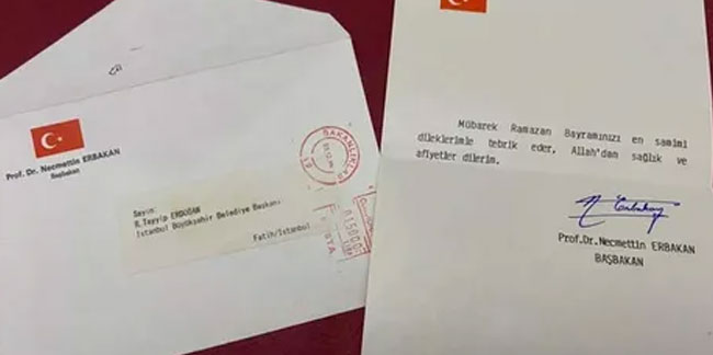 Erbakan'ın, Erdoğan'a gönderdiği mektup 26 yıl sonra ortaya çıktı!