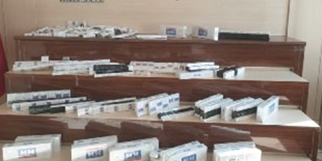 Gaziantep’te 500 paket kaçak sigara ele geçirildi