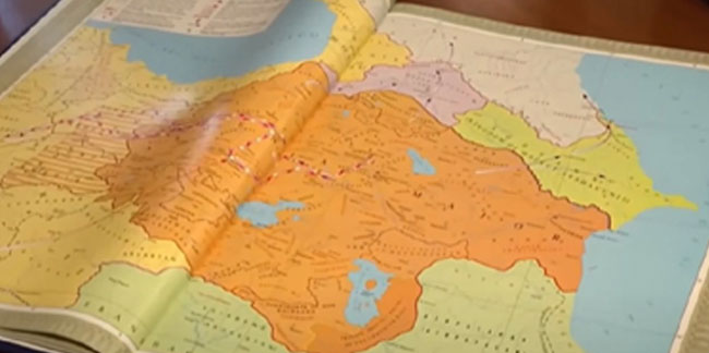 Aliyev'i kızdıran harita. Karabağ’da ele geçirildi, görür görmez öfkelendi